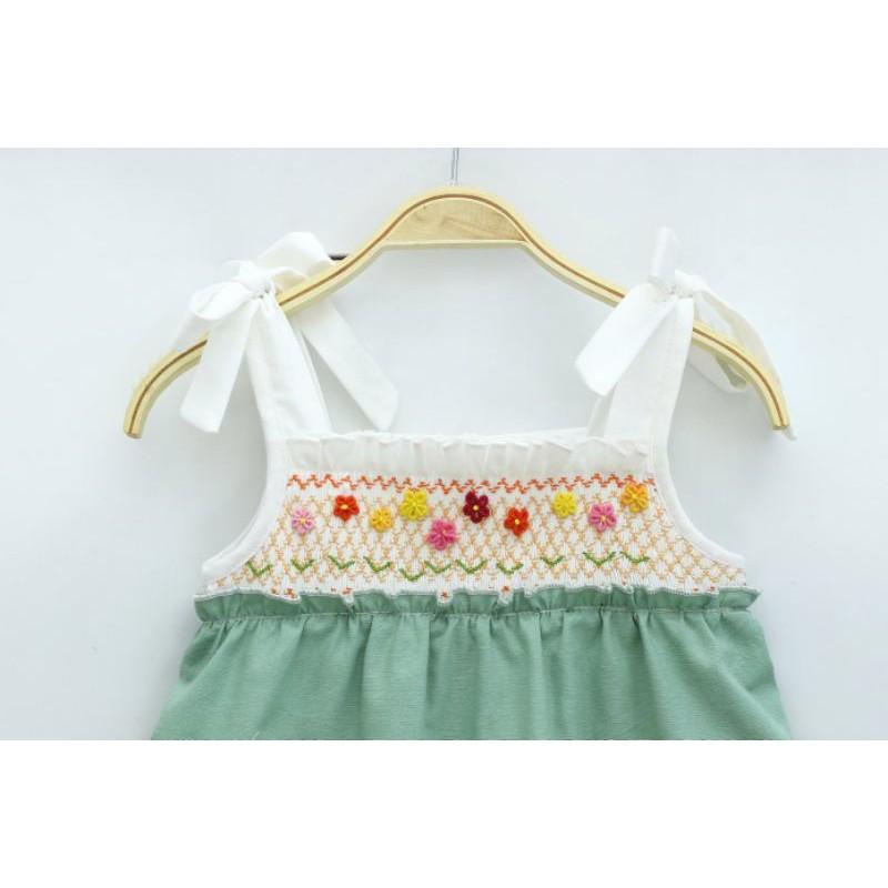 ĐẦM SMOCK HOA NHÍ