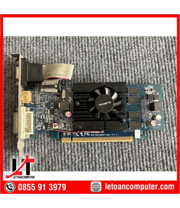 VGA GIGABYTE N210 1GB DDR3 - CŨ