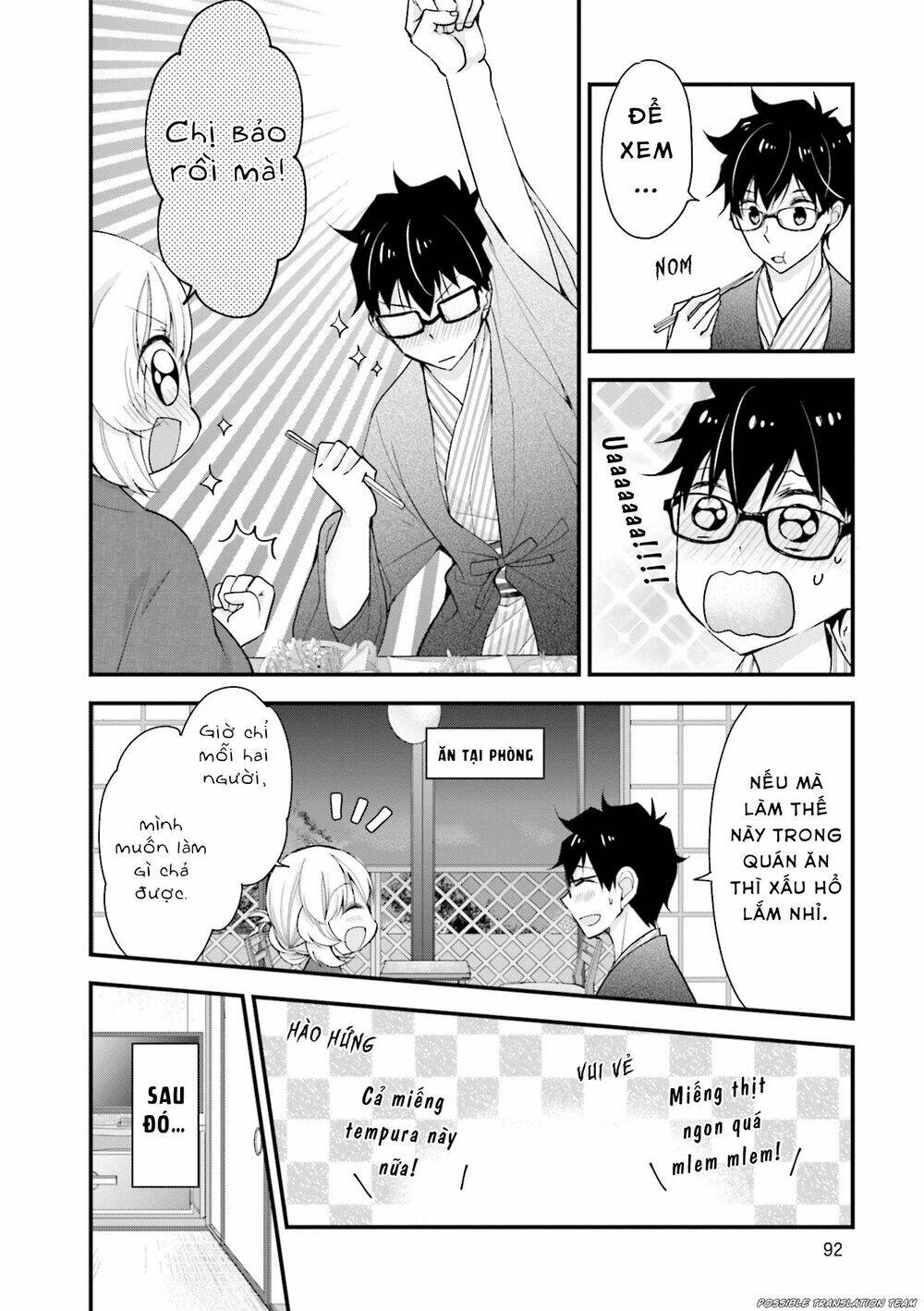 senpai kiêm bạn gái nhỏ nhắn của tôi rất dễ thương chapter 8 4