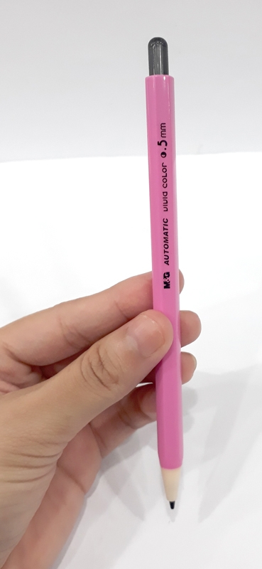 Bộ 2 Chì Bấm 0.5 Lục Giác M&G AMPV3701 - Màu Hồng