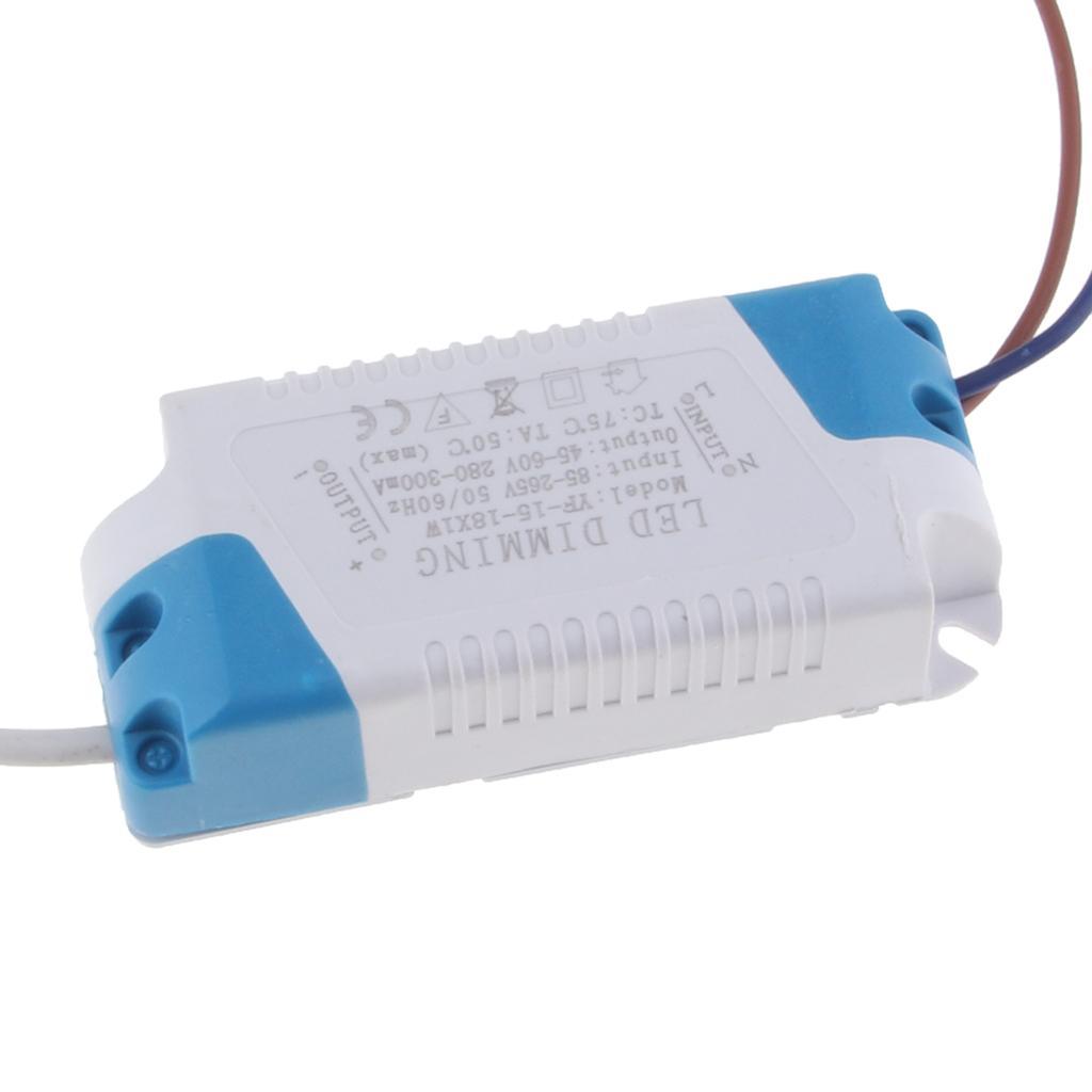 Dimmable LED Power Supply DC 45-60V 300mA 15-18x1W For LED Downlights