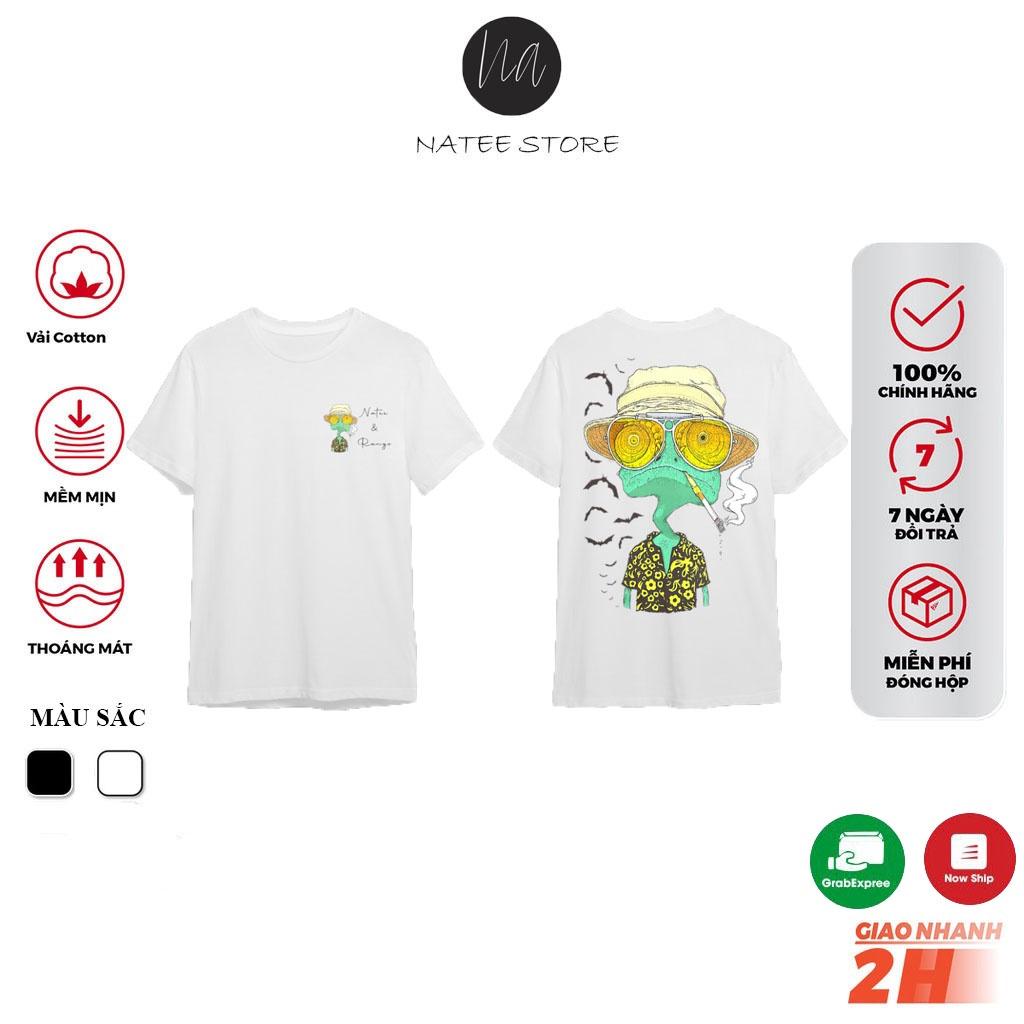 Áo Thun Nam Nữ Unisex Natee RANGO- Áo Thun Cotton Ngắn Tay Mềm Mịn, Thoáng Mát, Không Nhăn, Không Xù