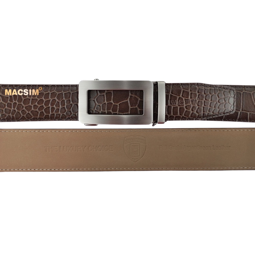 Thắt lưng nam da thật cao cấp nhãn hiệu Macsim MS012