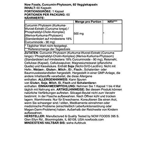 Viên Uống Now Curcumin Phytosome Chiết Xuất Củ Nghệ