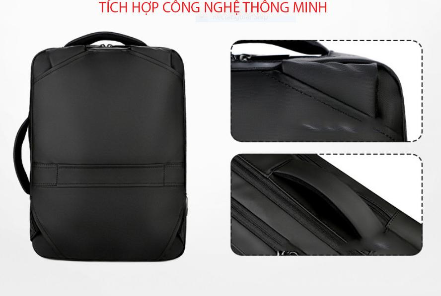 Ba lô thông minh sạc USB tiện dụng chứa máy tính 15,6 inh