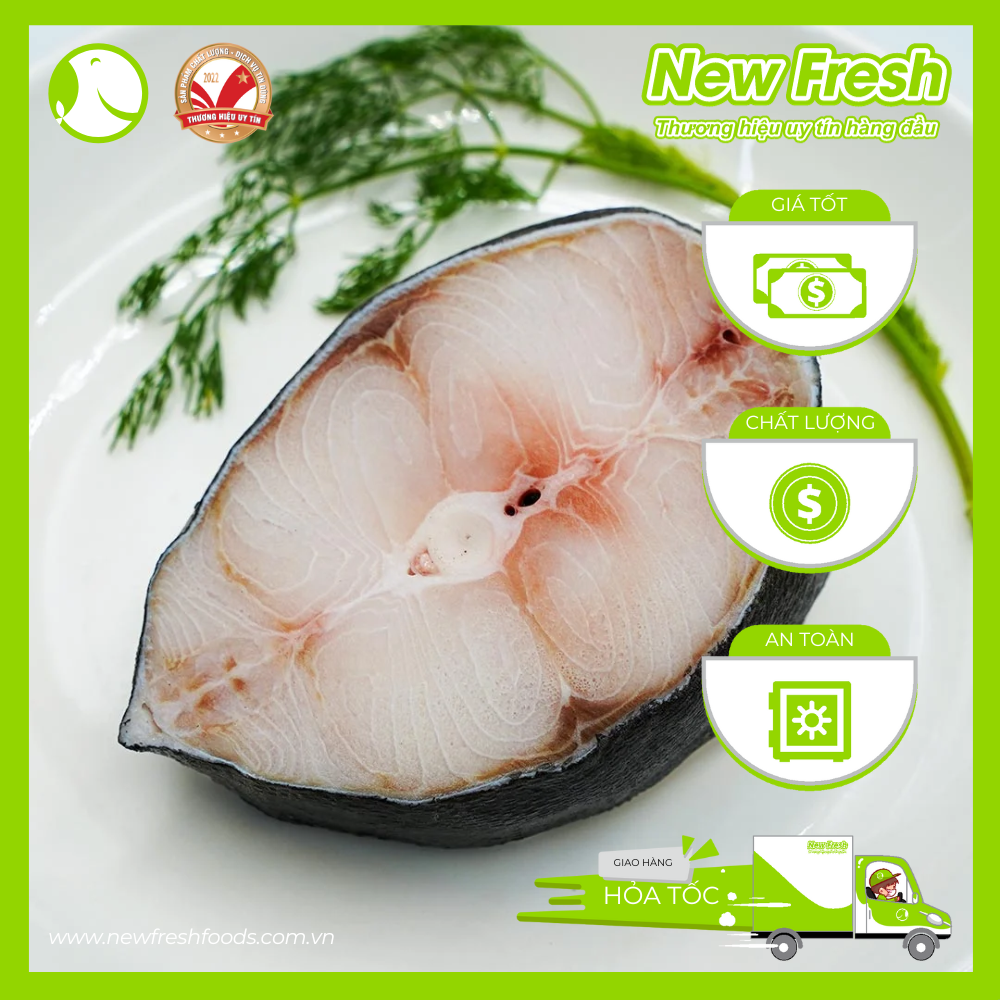 Cá Tuyết Đen Mỹ Cắt Khoanh Khay 1Kg