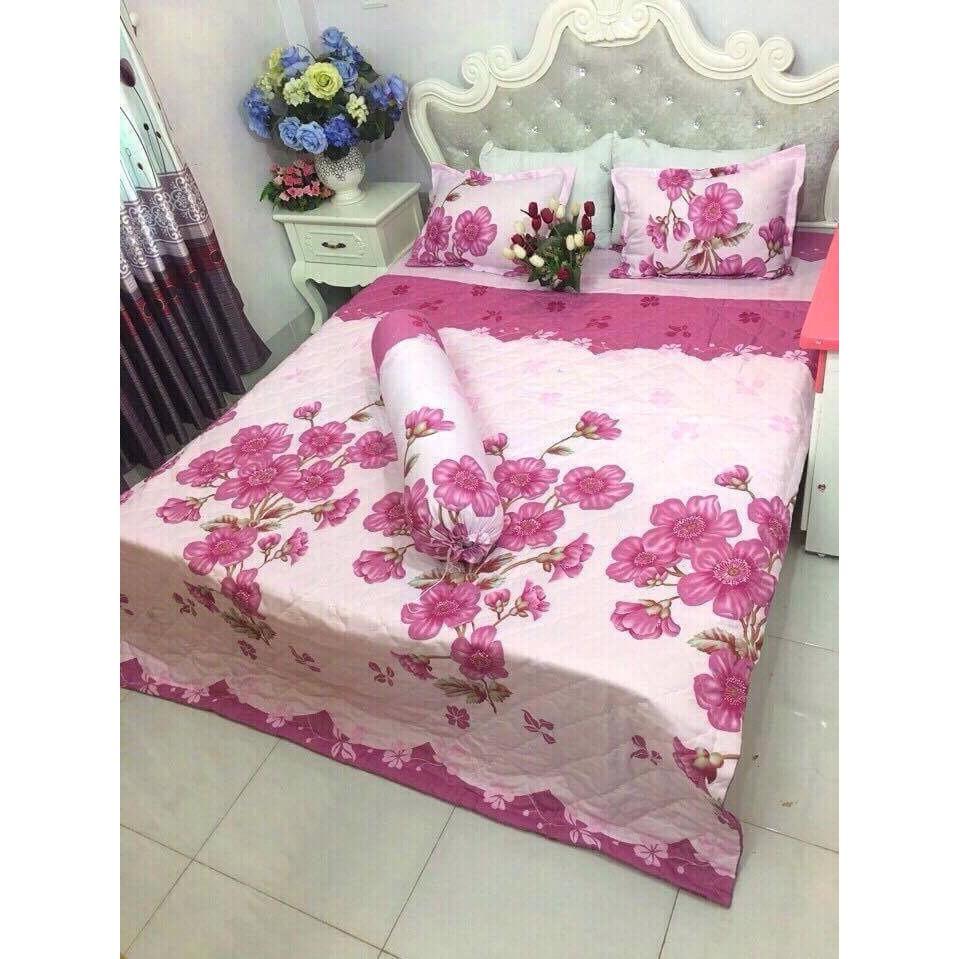 BỘ CHĂN RA 5 MÓN COTTON HÀN QUỐC CAO CẤP NHIỀU MẪU