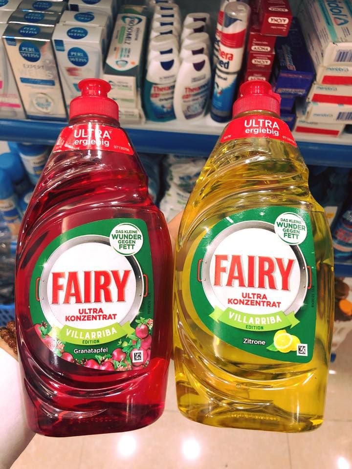 Nước rửa chén, bát đậm đặc Fairy Ultra Konzentrat Đức 450ml