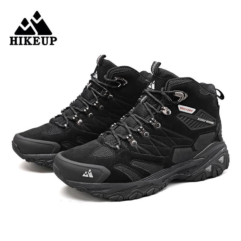 Giày đi bộ đi bộ đi bộ đi bộ đường dài ngoài trời Color: Black Shoe Size: 45