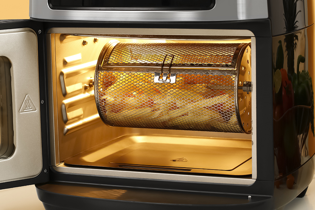 Lò chiên không dầu 12L Kangaroo KG12AF1A - Rapid Air - 1800W - Hàng chính hãng, Bảo hành 12 tháng