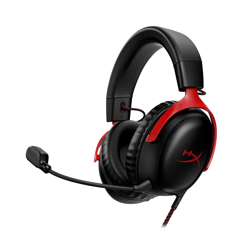 Tai nghe Gaming HyperX Cloud III (Black/Black Red) - Hàng chính hãng