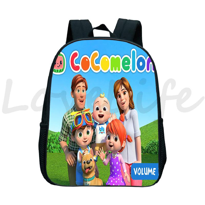 Cocomelon Ba Lô Trẻ Em Mẫu Giáo Túi Trường Túi Cho Bé Mochila Anime Có Túi Trẻ Em Ba Lô Cho Bé Mầm Non Tất