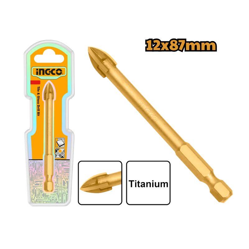 MŨI KHOAN KÍNH VÀ GẠCH ĐUÔI LỤC GIÁC 12MM DBG1131201 INGCO - HÀNG CHÍNH HÃNG