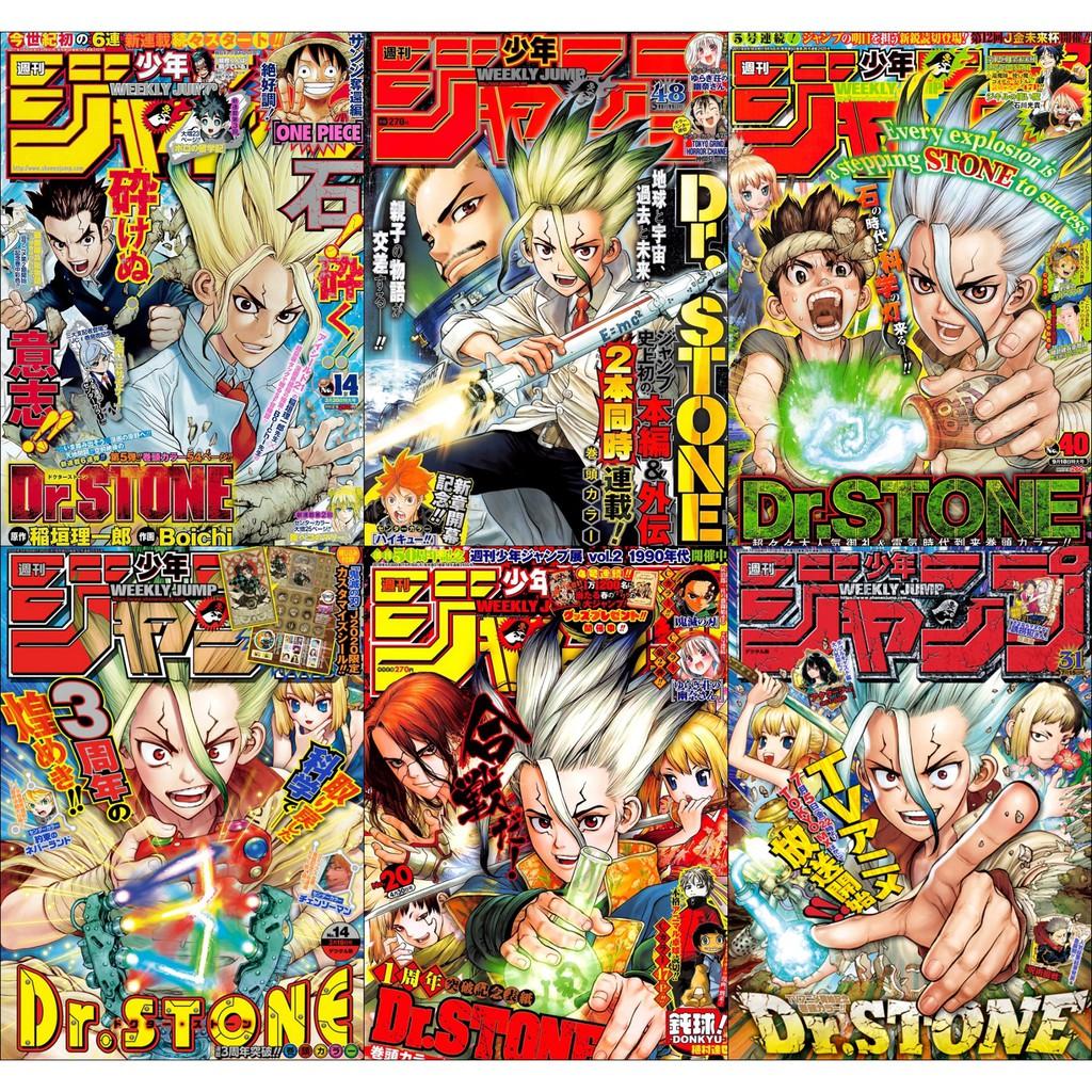 Bộ 6 Áp phích - Poster Anime Dr. Stone Hồi sinh thế giới (bóc dán) - A3,A4,A5