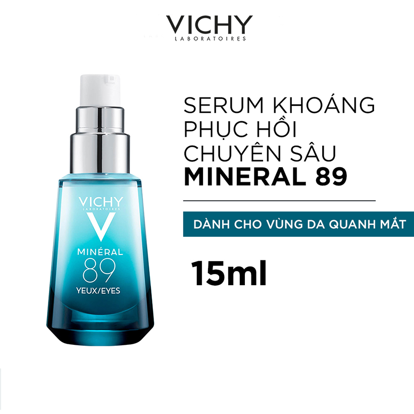 Vichy Minéral 89 Eyes - Kem Xoá Tan Bọng Mắt Cùng Với Nếp Nhăn 15ml