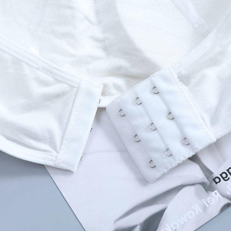 Áo Bra Quây Cotton Mềm Mịn 3 Nấc Cài Có Đệm Ngực (