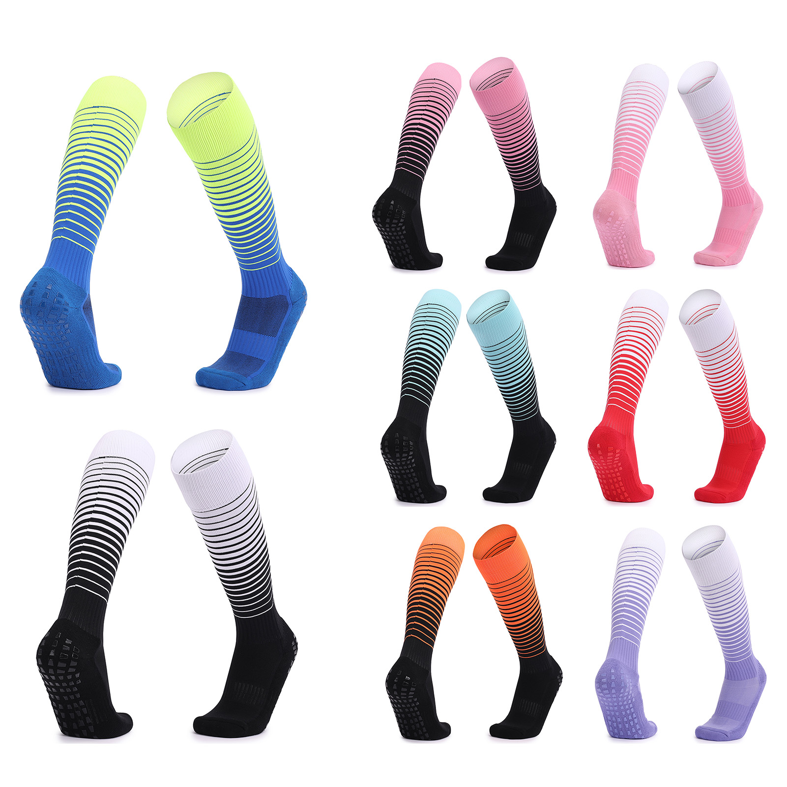 Vớ thể thao, dày thoáng khí chống trơn trượt bảo vệ bắp chân và đầu gối