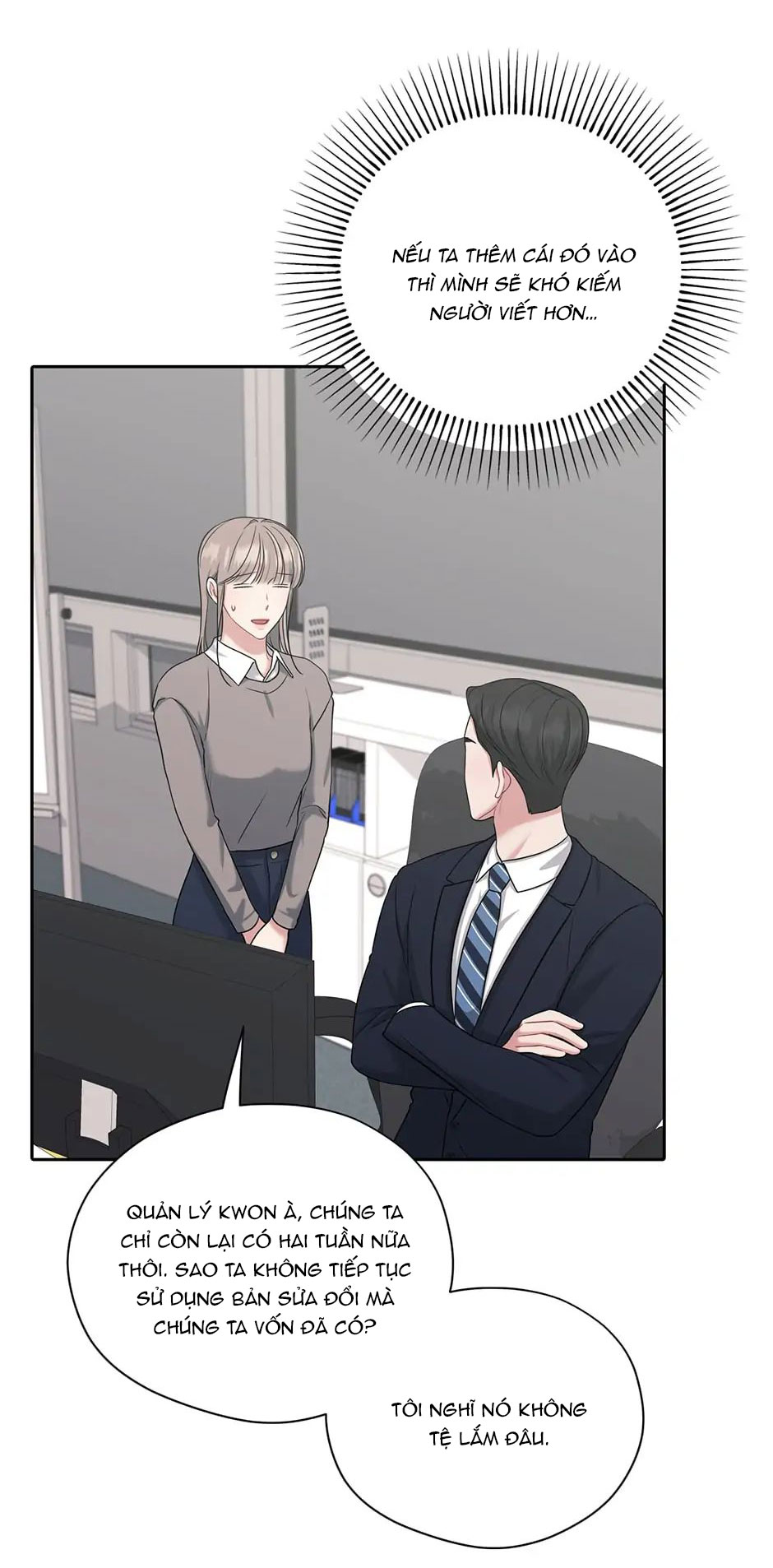 Sếp Là Fan Siêu Bự Của Tôi chapter 37.2 - Trang 8