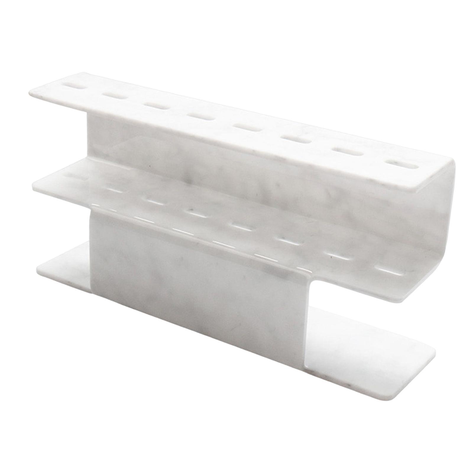 Acrylic Eyelash Tweezer Holder 8 Holes Display Storage for Dresser Salon