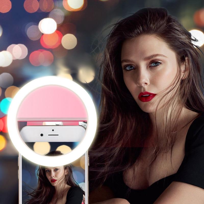 IPHONE Đèn Led Hỗ Trợ Chụp Ảnh Selfie Cho Điện Thoại