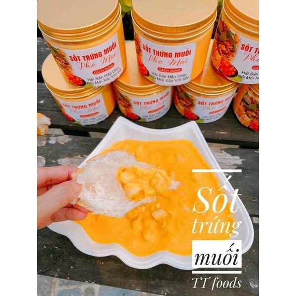 Sốt trứng muối phô mai sẵn gia vị chế biến hải sản chấm thịt bò - 400g