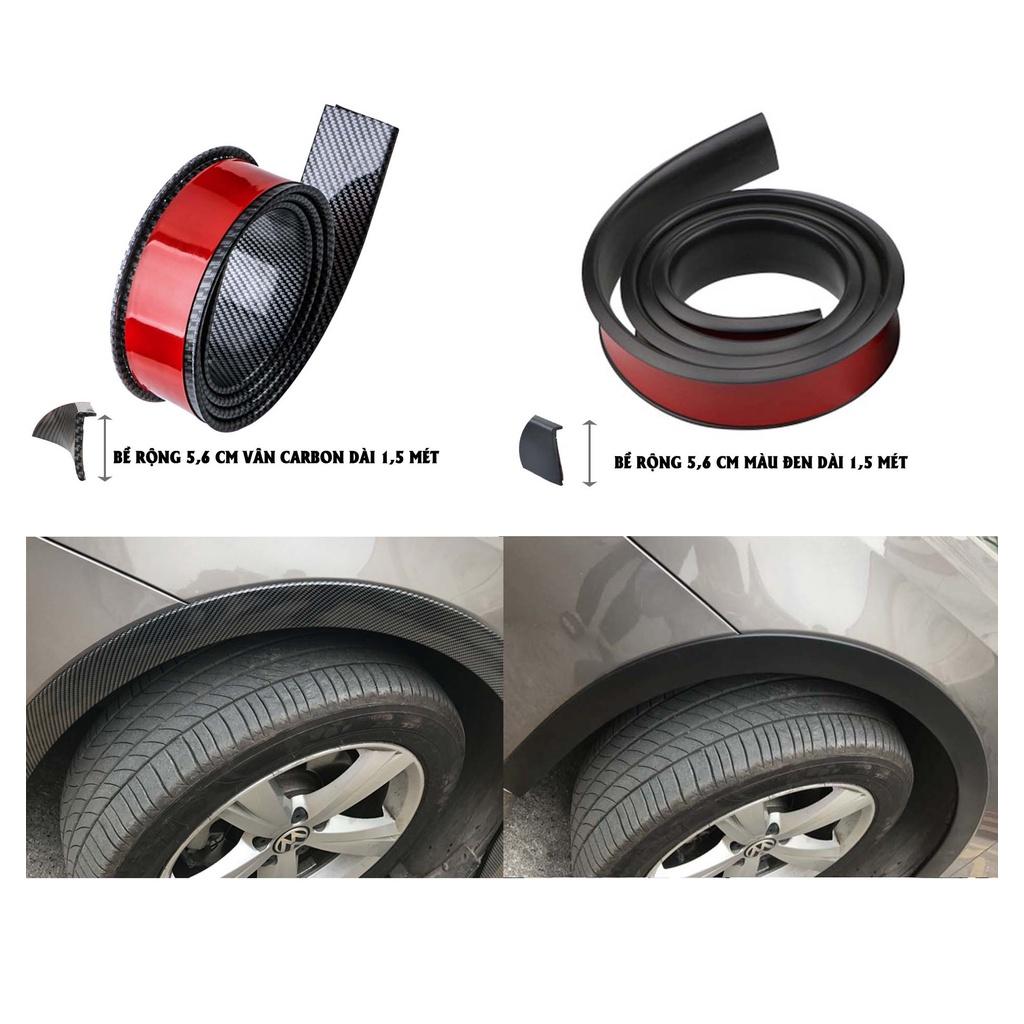 Cuộn Bảo Vệ Cua Lốp Vân Cacbon Chống Trầy Xuốc Cao Cấp - Rộng 4.6 cm dài 1.5m