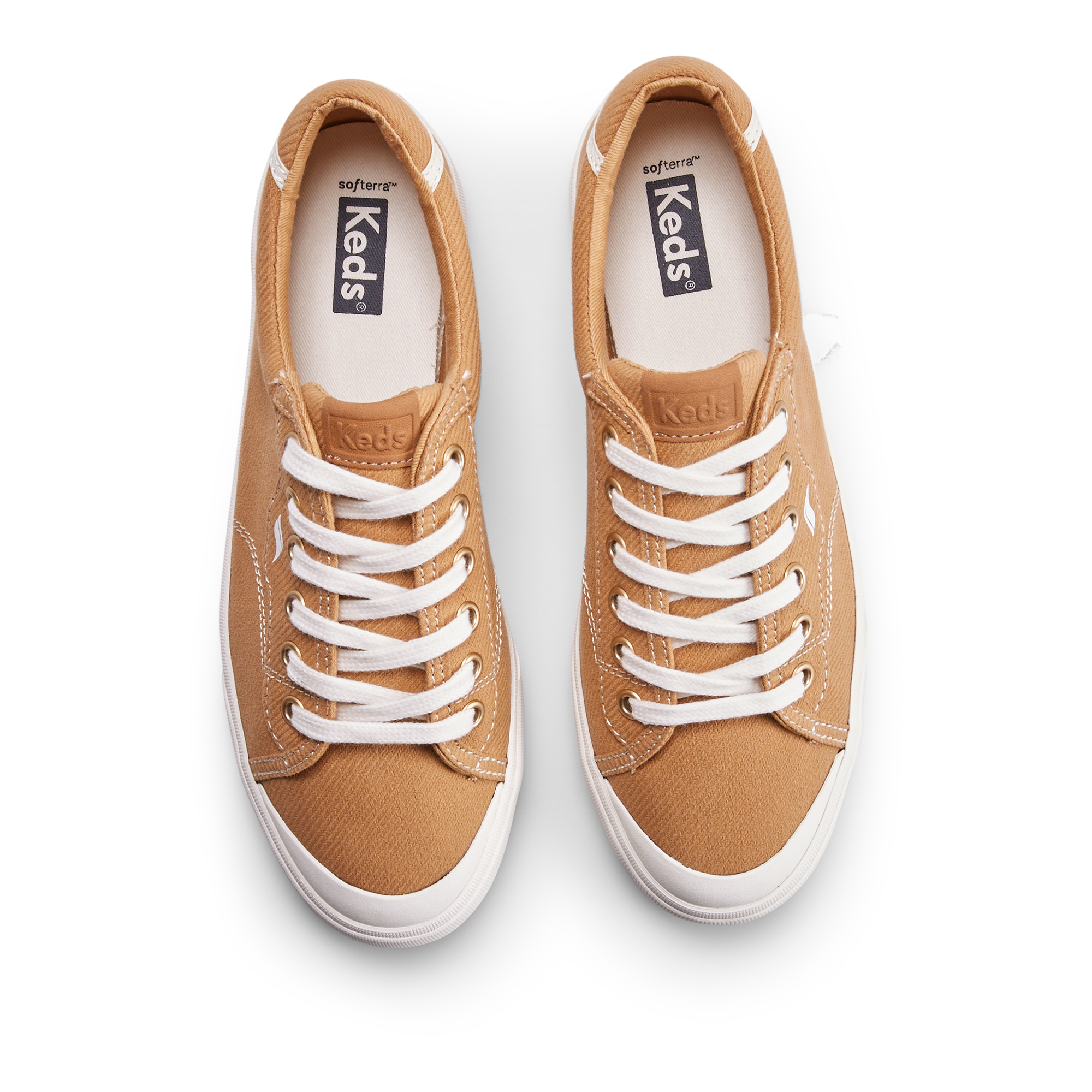 Giày Keds Nữ - Crew Kick 75 Canvas Workwear Tan- KD066276