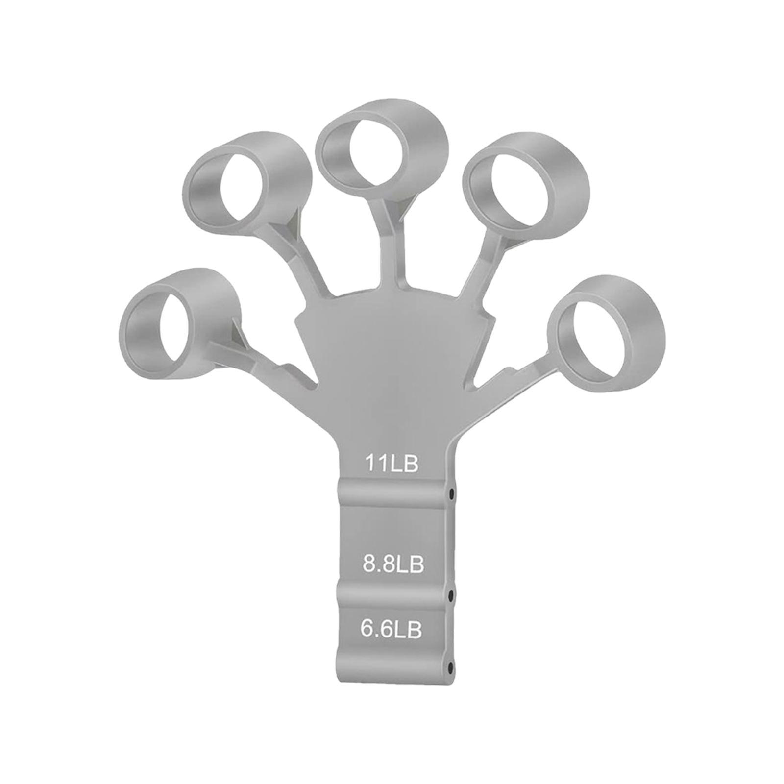 Silicone Finger Exerciser, Gripper Hand Grip Strengthener for Carpal Tunnel Exercise Equipment