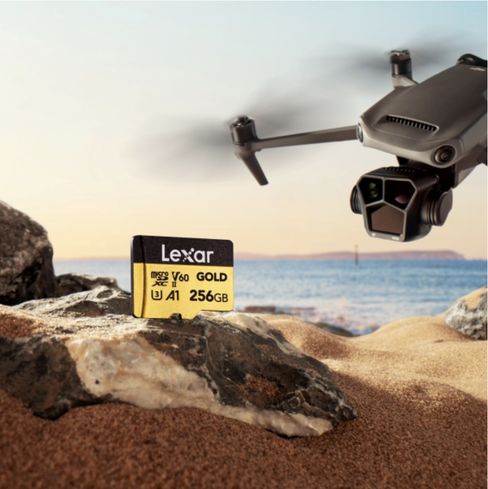 Thẻ nhớ Lexar Professional GOLD microSDX UHS-II - Dung lượng 128GB / 256GB, Cho video 4K - Hàng chính hãng