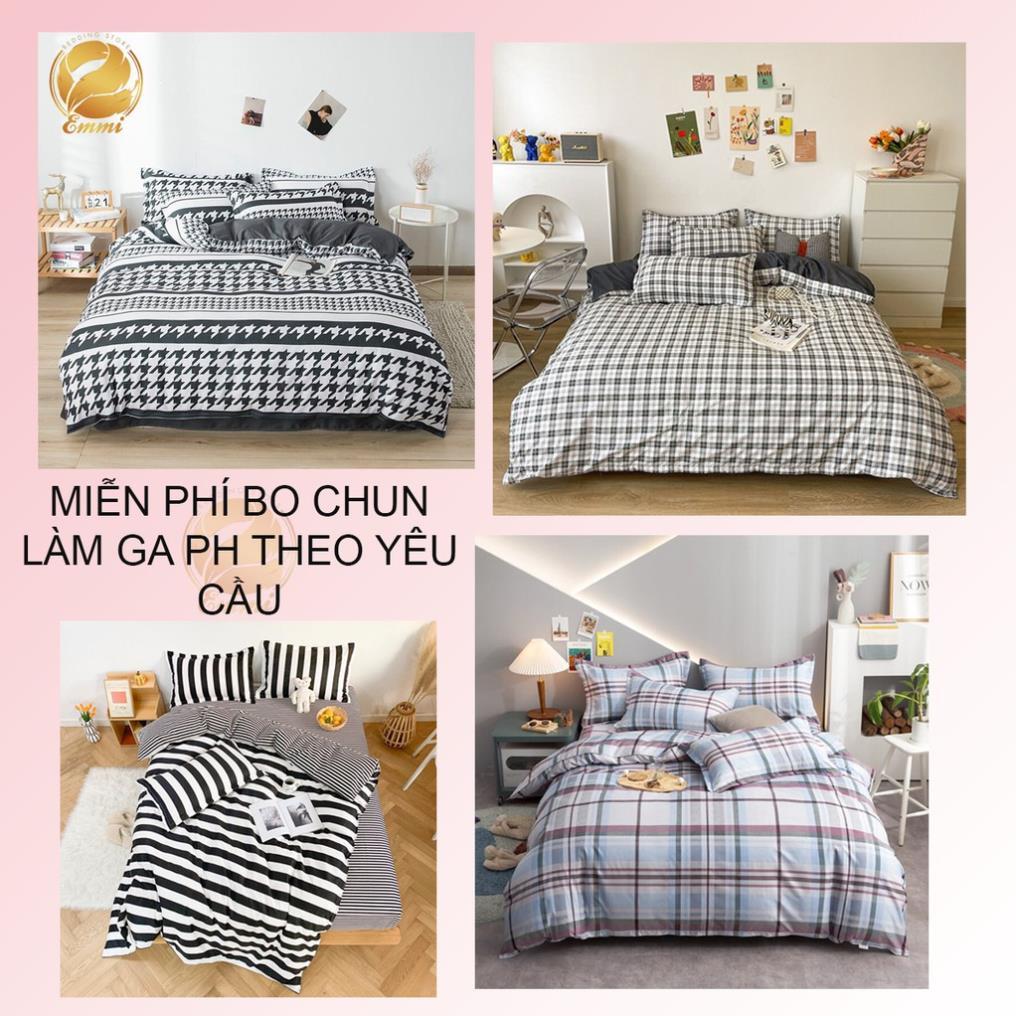 Bộ chăn ga gối , coton poly họa tiết mới đáng yêu đủ size miễn phí bo chun