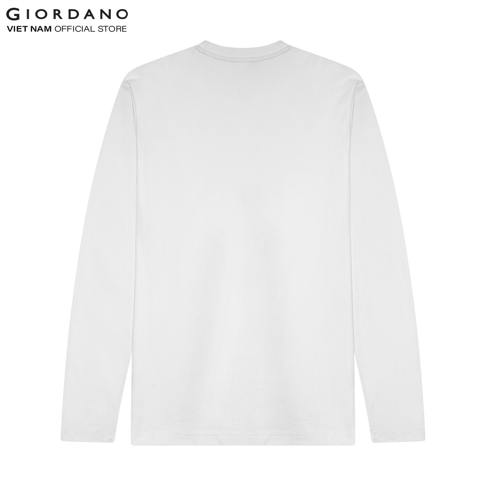 Áo Thun Dài Tay Nam Long-sleeve Tee Giordano 01021701