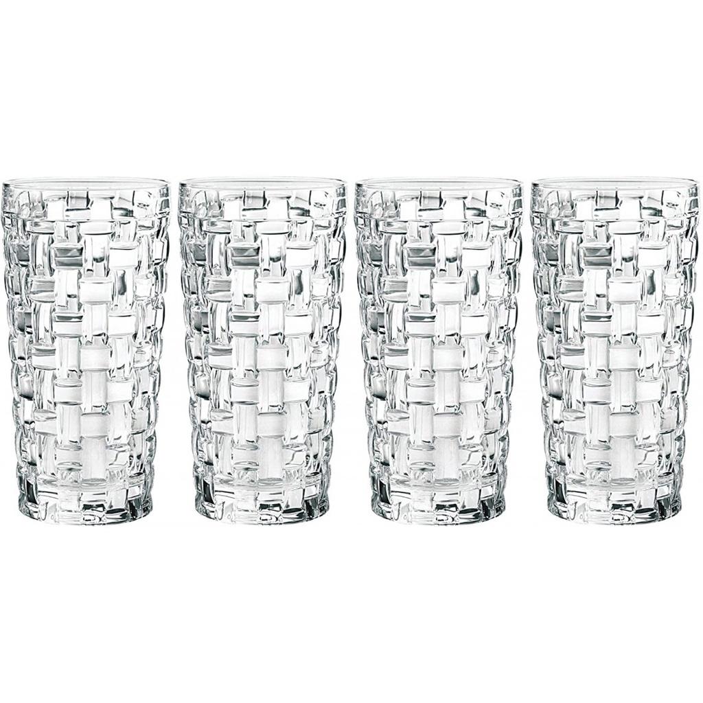 Bộ Cốc Pha Lê Nachtman, 4 Cốc Pha Lê Cao 15cm Uống Nước Trái Cây, Made In Germany