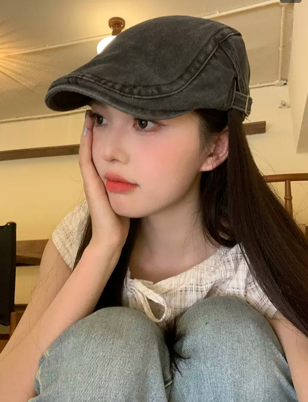 Nón beret mũ bê rê mỏ vịt dành cho nam nữ, chất liệu jean thời trang Hàn Quốc. #nonbere #muberet #mũ_bê_rê #nón_bere #mu #non #thoitrang #maumoi #xh #xuhuong #dulich #dangoai #dibien #nondep #trend #nonmovit #munoi #berenam #berenu #vazano