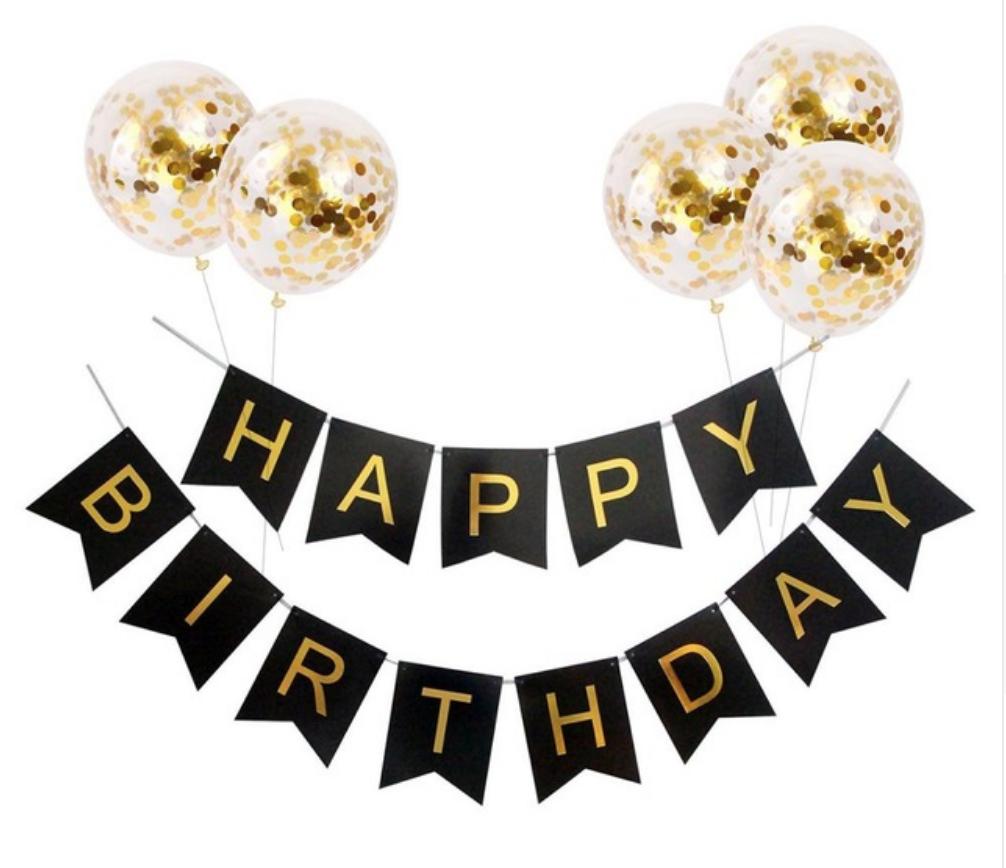 Dây chữ Happy Birthday trang trí sinh nhật