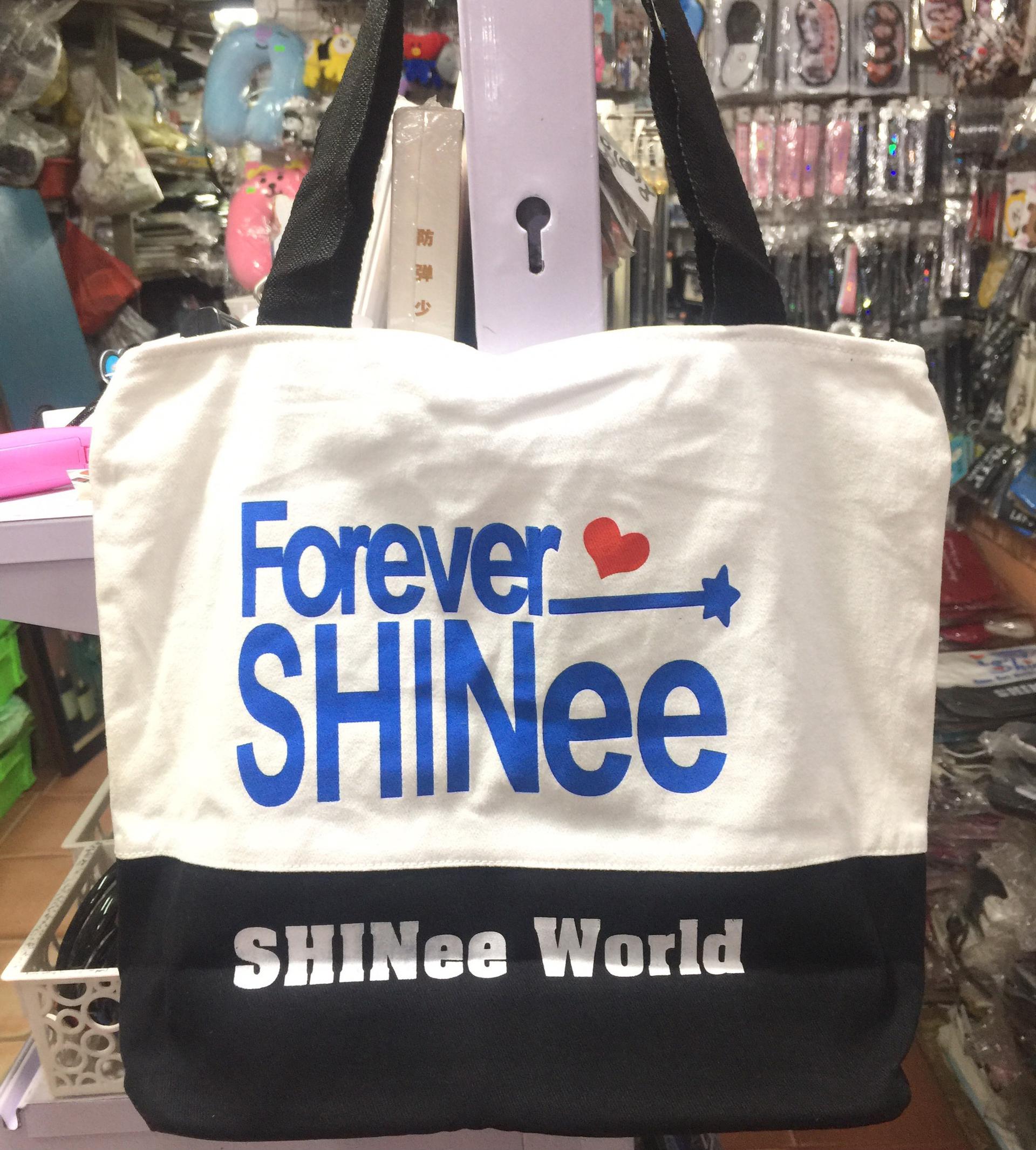 Túi đeo vai túi xách thời trang chữ SHINEE in 2 mặt