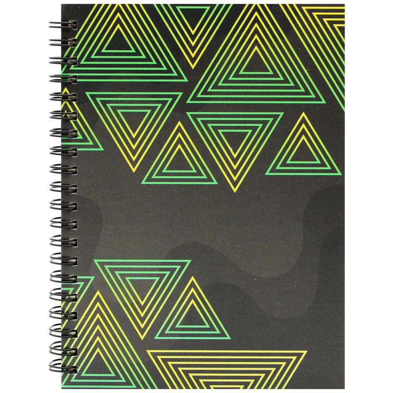 Sổ Lò Xo Bìa Cứng Geometric B6 - Kẻ Ngang - 160 Trang 80gsm - The Sun 01