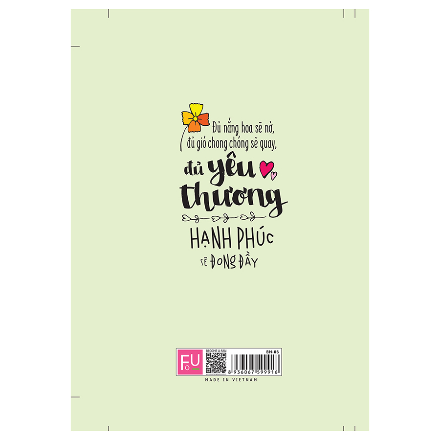 Sổ Tay Notebook - Không Mưa Sao Có Cầu Vồng