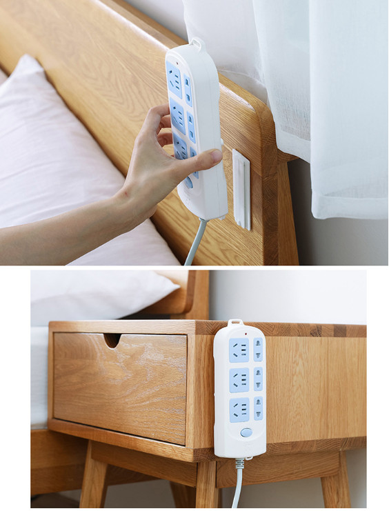Bộ dụng cụ treo cố định ổ cắm điện trượt thẳng siêu tiện dụng an toàn cho bé, giá đỡ các vật dụng gia đình GD248-TreoOCD-Vi