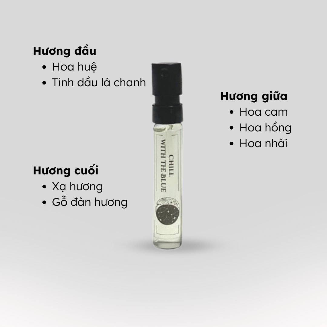Nước hoa nữ Morra No.23 dạng xịt 2ml nguyên liệu nhập Pháp hương hoa Chypre nhẹ nhàng, sâu sắc, tinh tế lưu hương thơm lâu