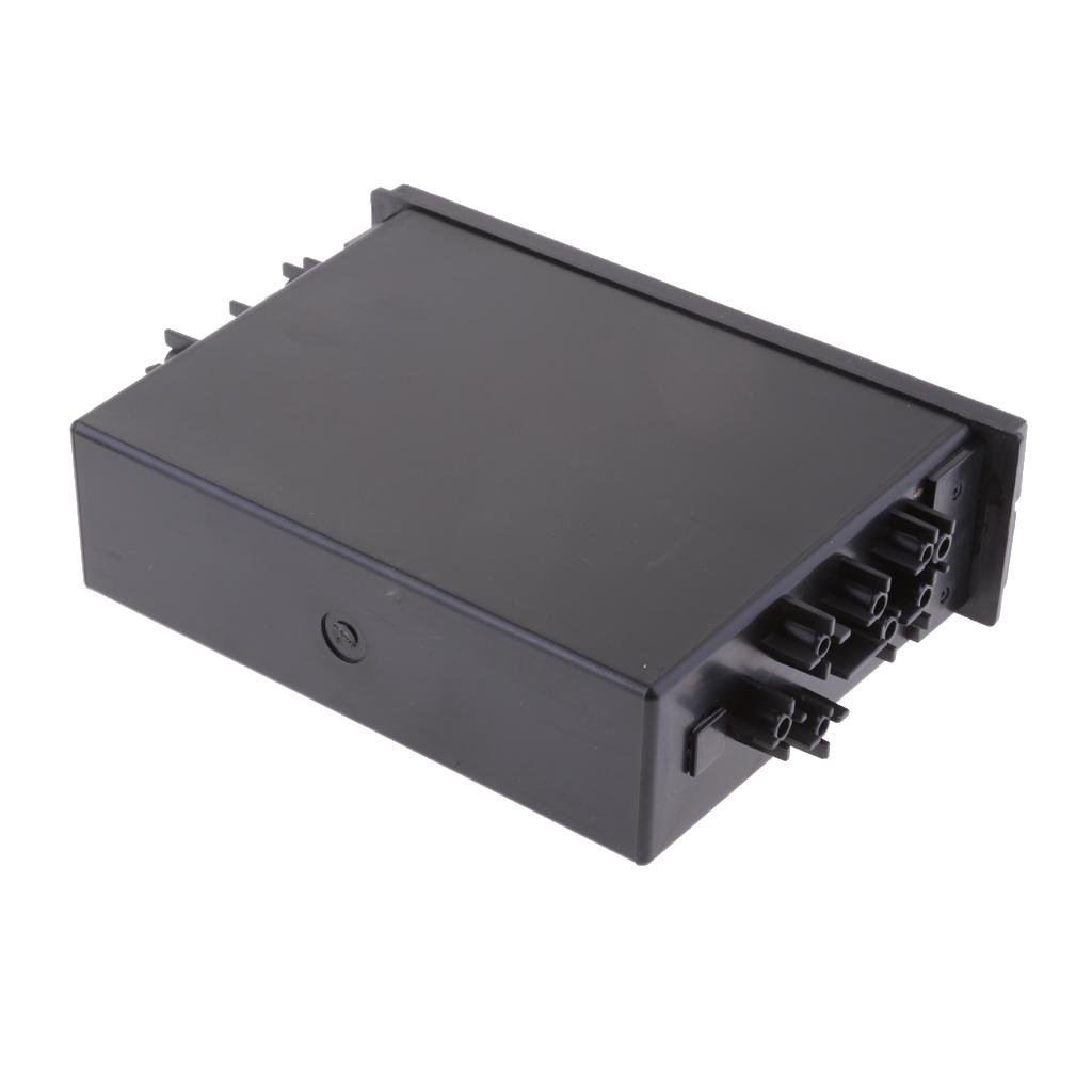 Universal Car/Truck Double Din Radio Pocket Drink-Cup Holder Storage Box