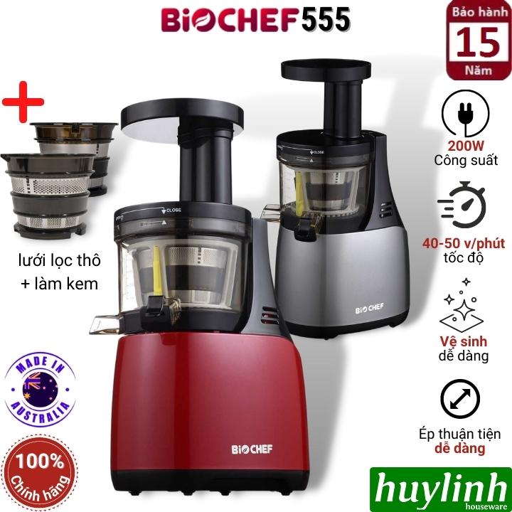 Máy ép trái cây chậm Biochef 555 - Made in Úc - Hàng Chính Hãng