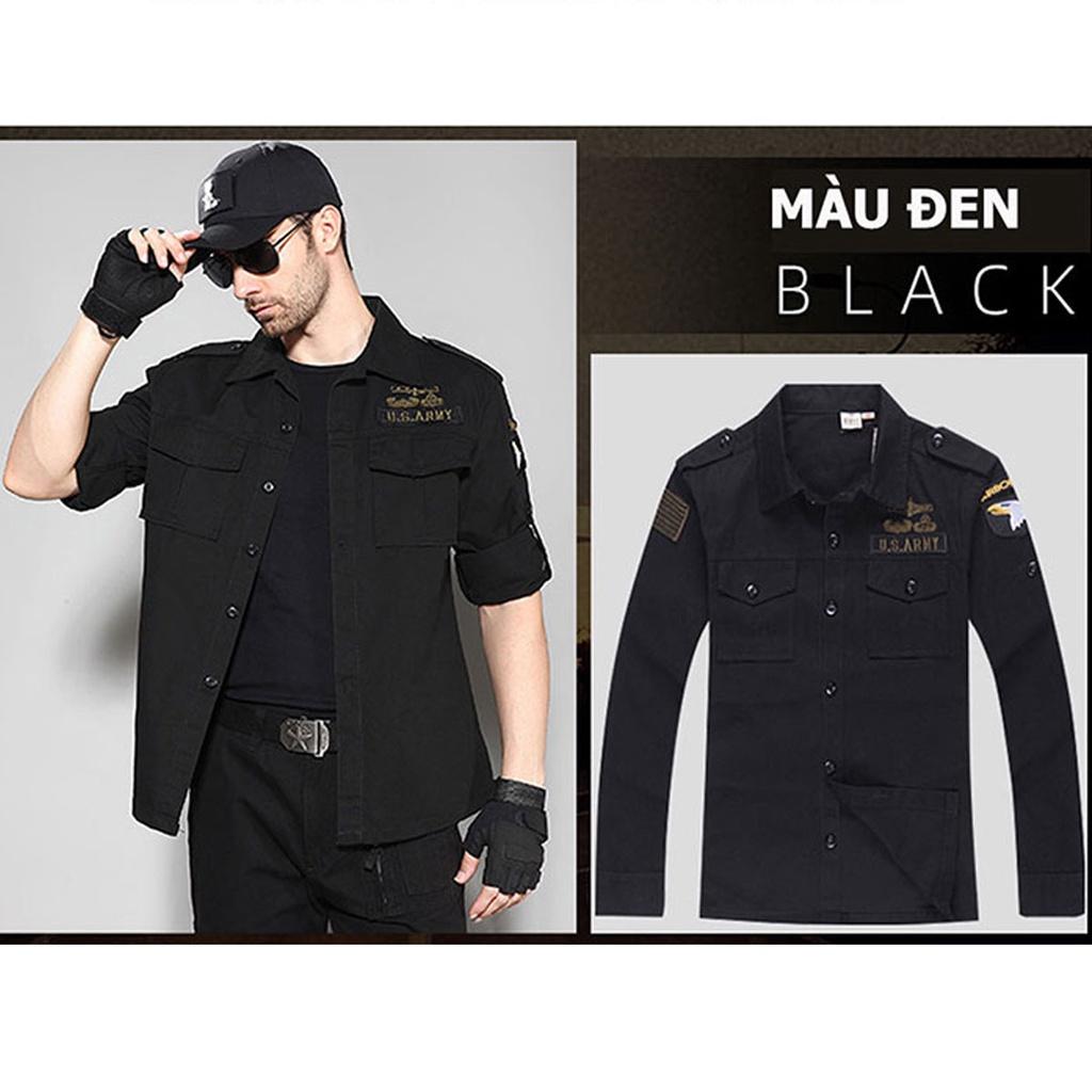 Bộ Quần Áo Lính Mỹ US ARMY Kaki cap cấp - Quần Áo Túi Hộp Nam Phong Cách Lính Hàng Chính Hãng