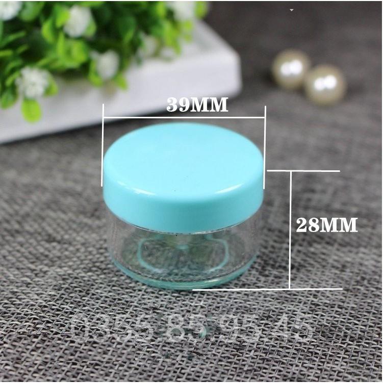 Hũ nhựa tròn XỊN 10g 15g 20g chiết mỹ phẩm - Hủ tròn mỹ phẩm du lịch