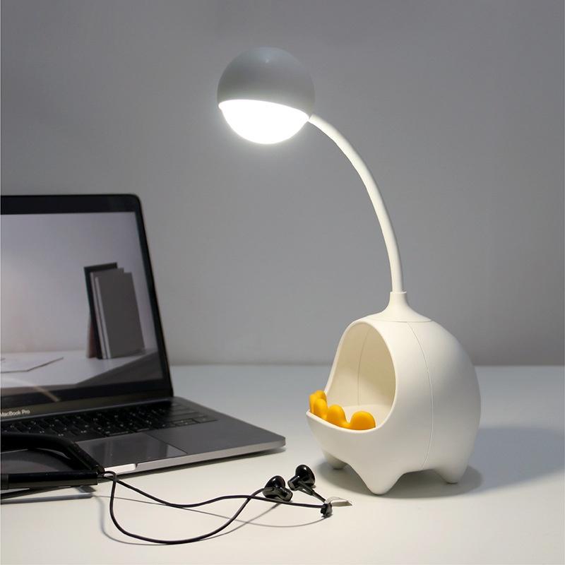 Đèn LED Đọc Sách Để Bàn Sạc Pin Hai Công Dụng Kiêm Đèn Ngủ Tiện Lợi