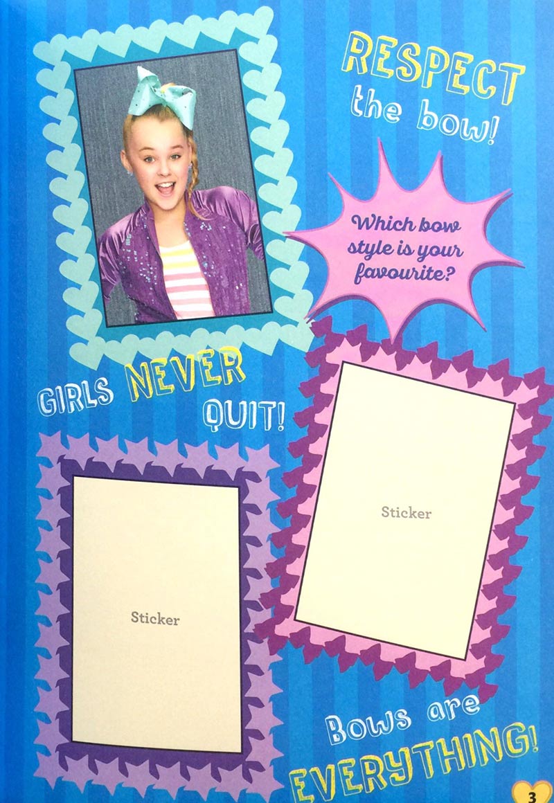 Jojo Siwa Sticker Book