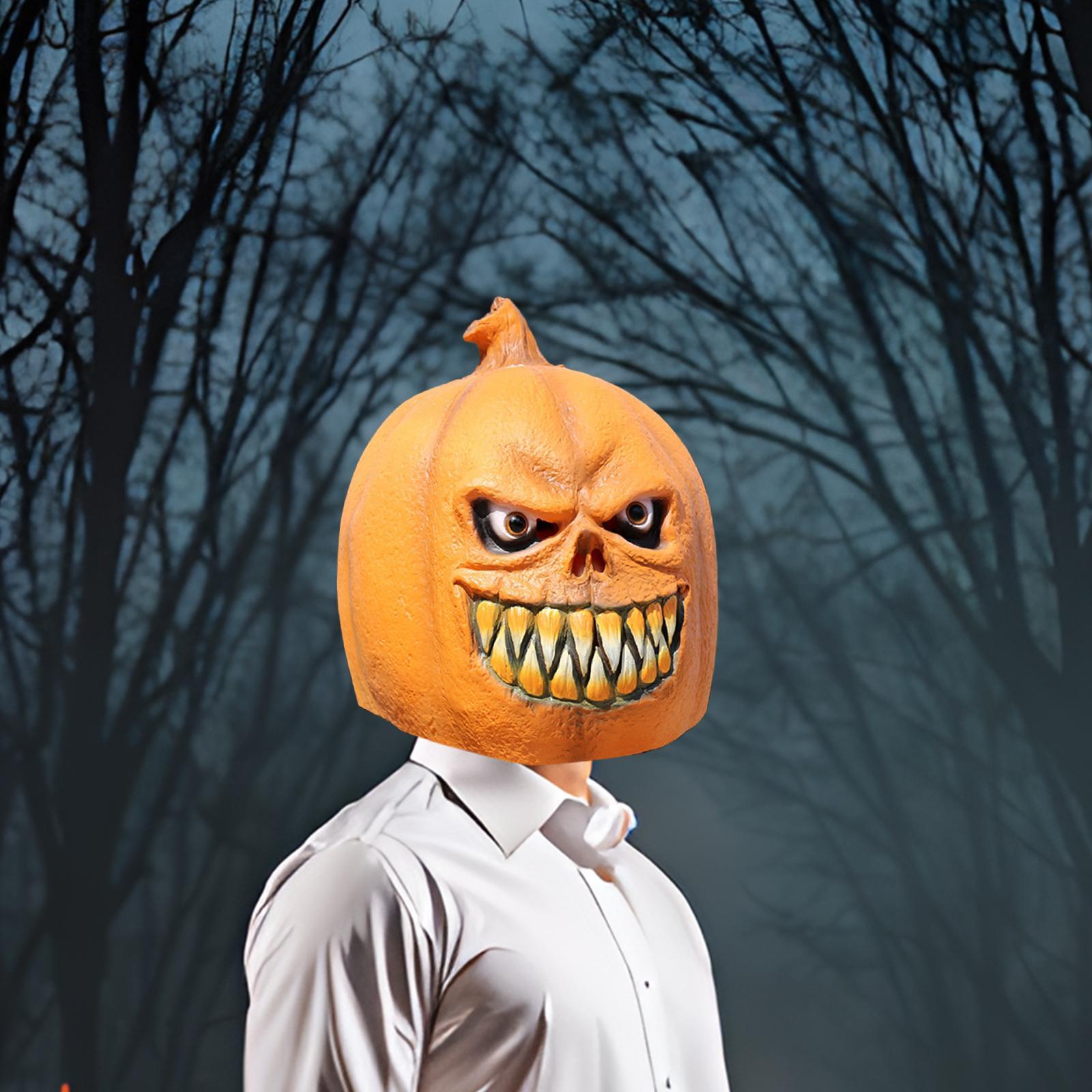 Halloween Head Headwear Adults Pumpkin for Cosplay Halloween Party