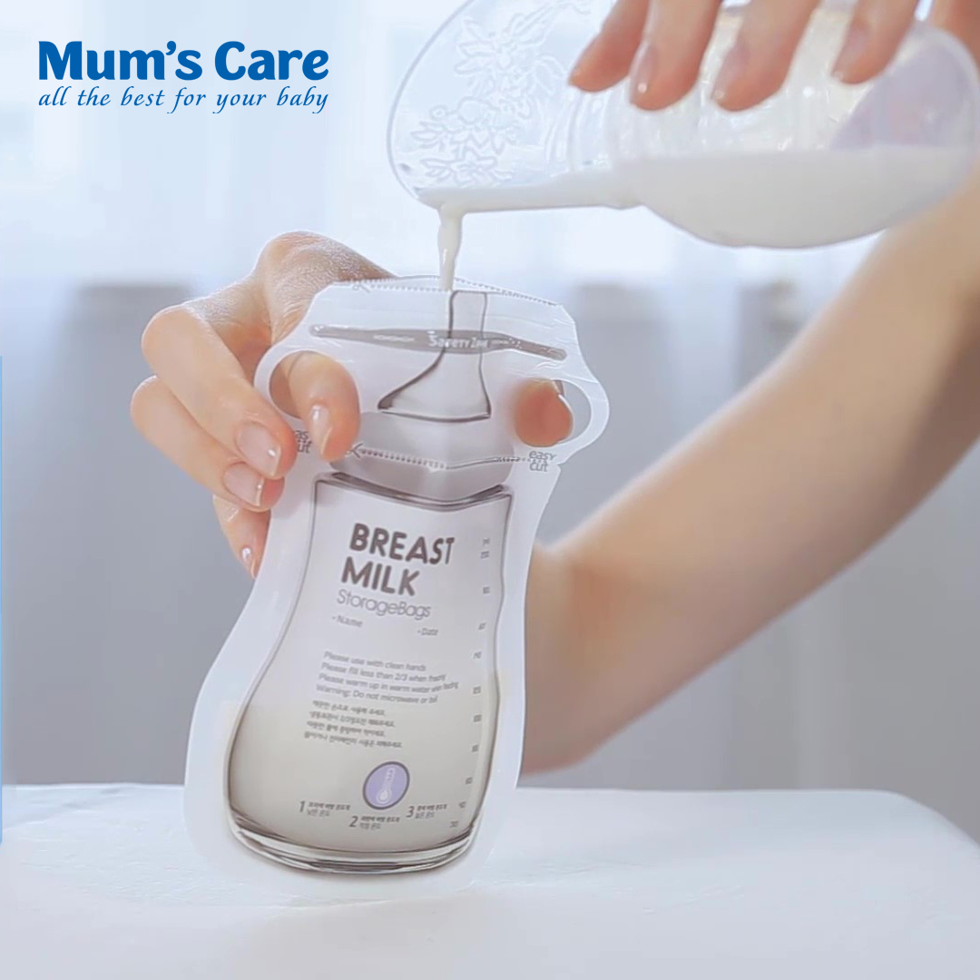 Túi Trữ Sữa Mum's Care Finger Rest Cảm Ứng Nhiệt 200ml