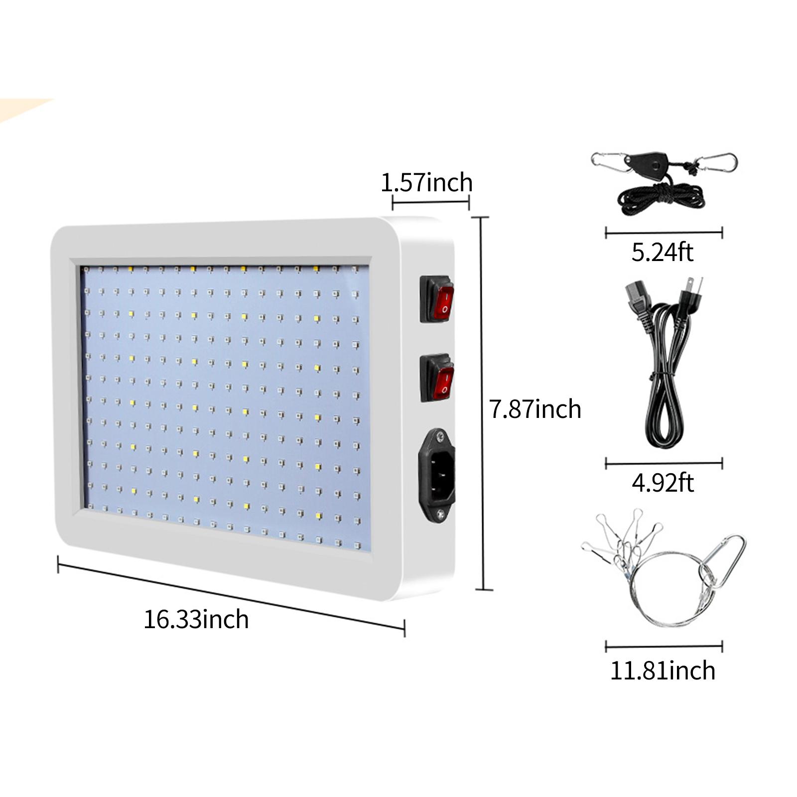Đèn Led Grow Light Toàn Phổ 216/312 Trồng Cây Quang Hợp Trong Nhà