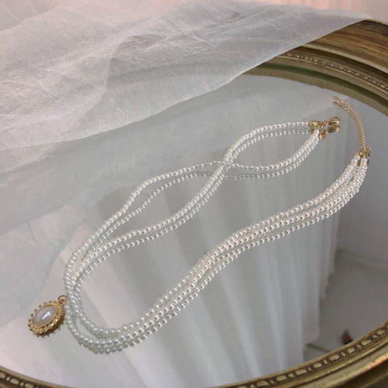Dây chuyền / vòng cổ choker 2 lớp phong cách cổ điển thời trang dành cho nữ