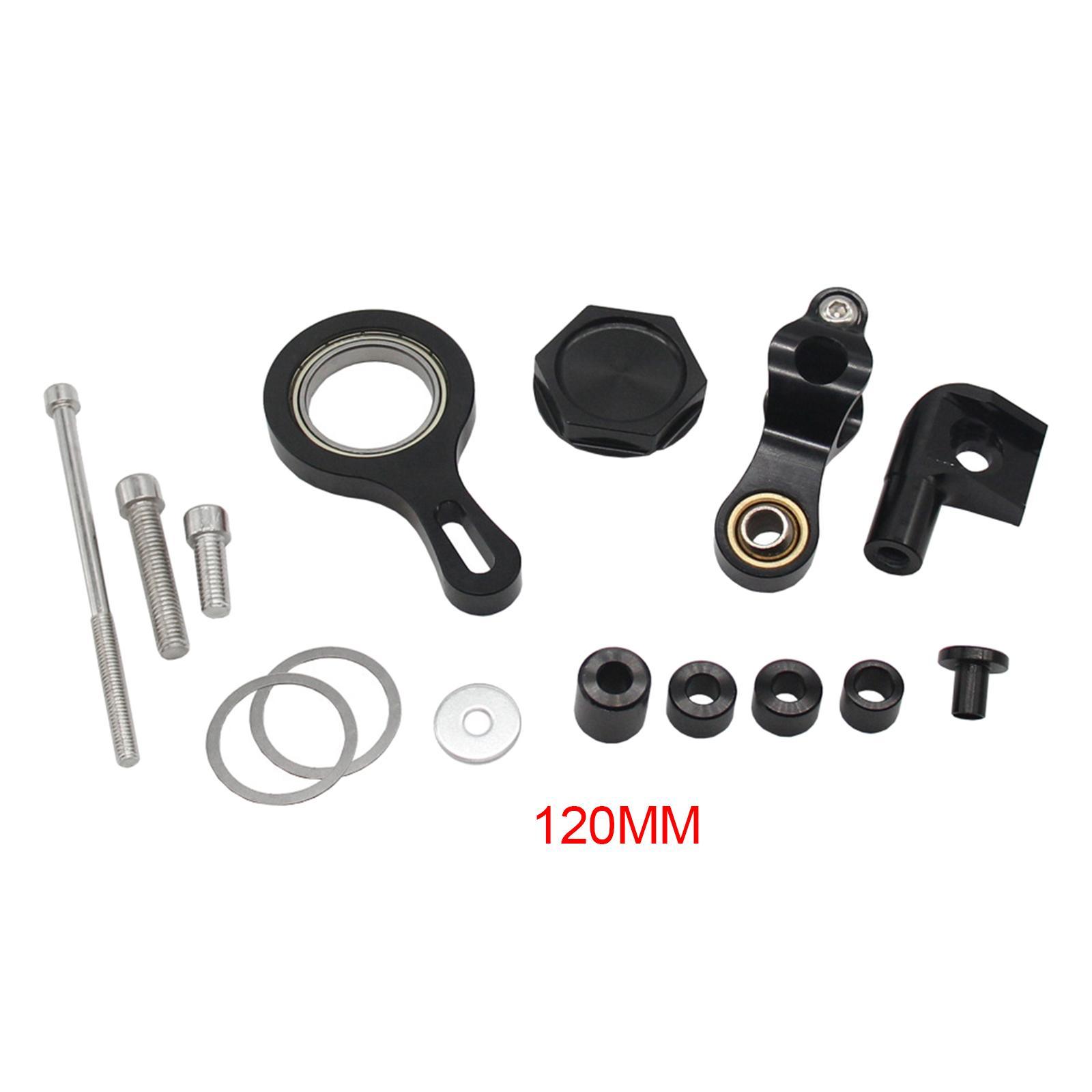 Motorcycle Steering Damper Bracket Mount Set for   R6  R1 Black